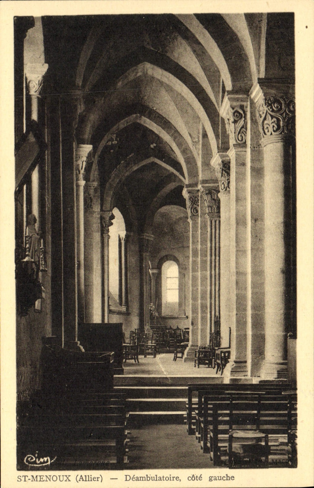 CPA St Menoux Deambulatoire cote Gauche
