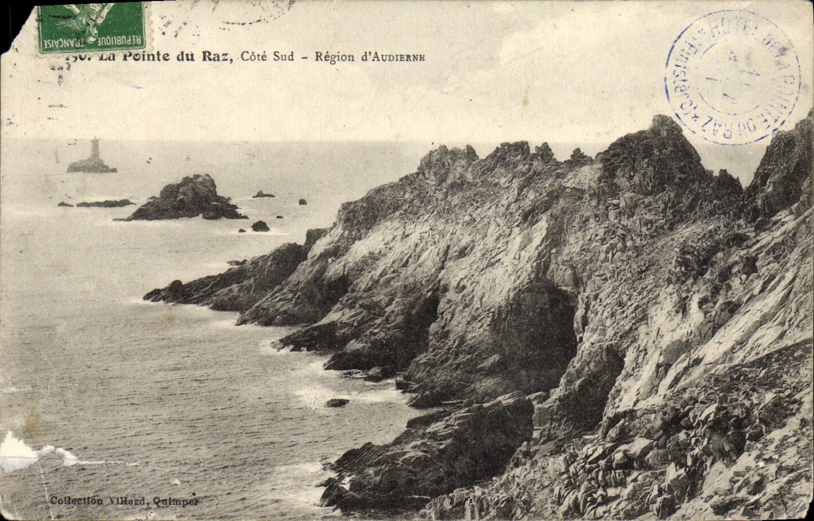 CPA La Pointe du Raz Cote sud Region d'Audierne