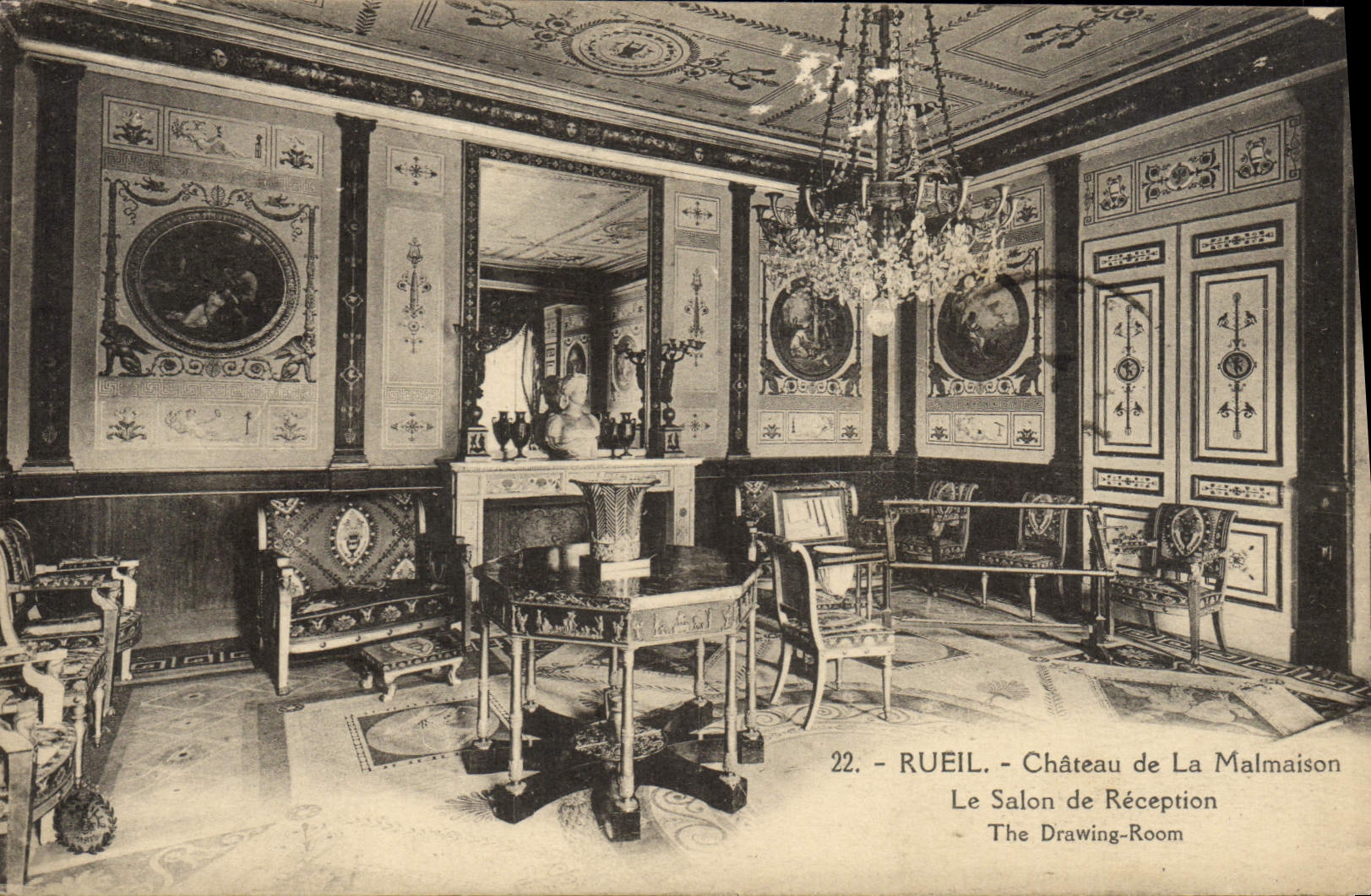 CPA Rueil Chateau de La Maimaison Le Salon de Reception