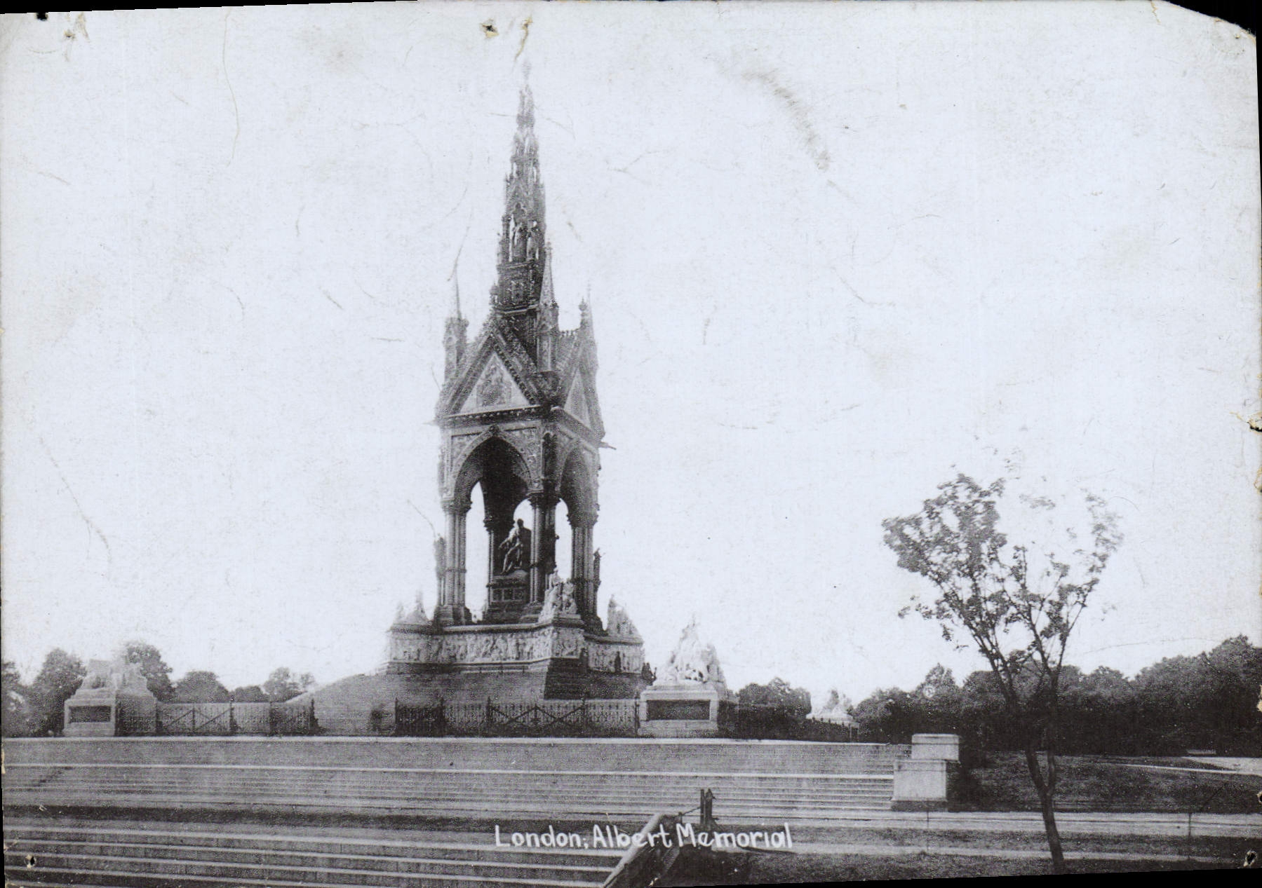 CPA London Albert Memorial