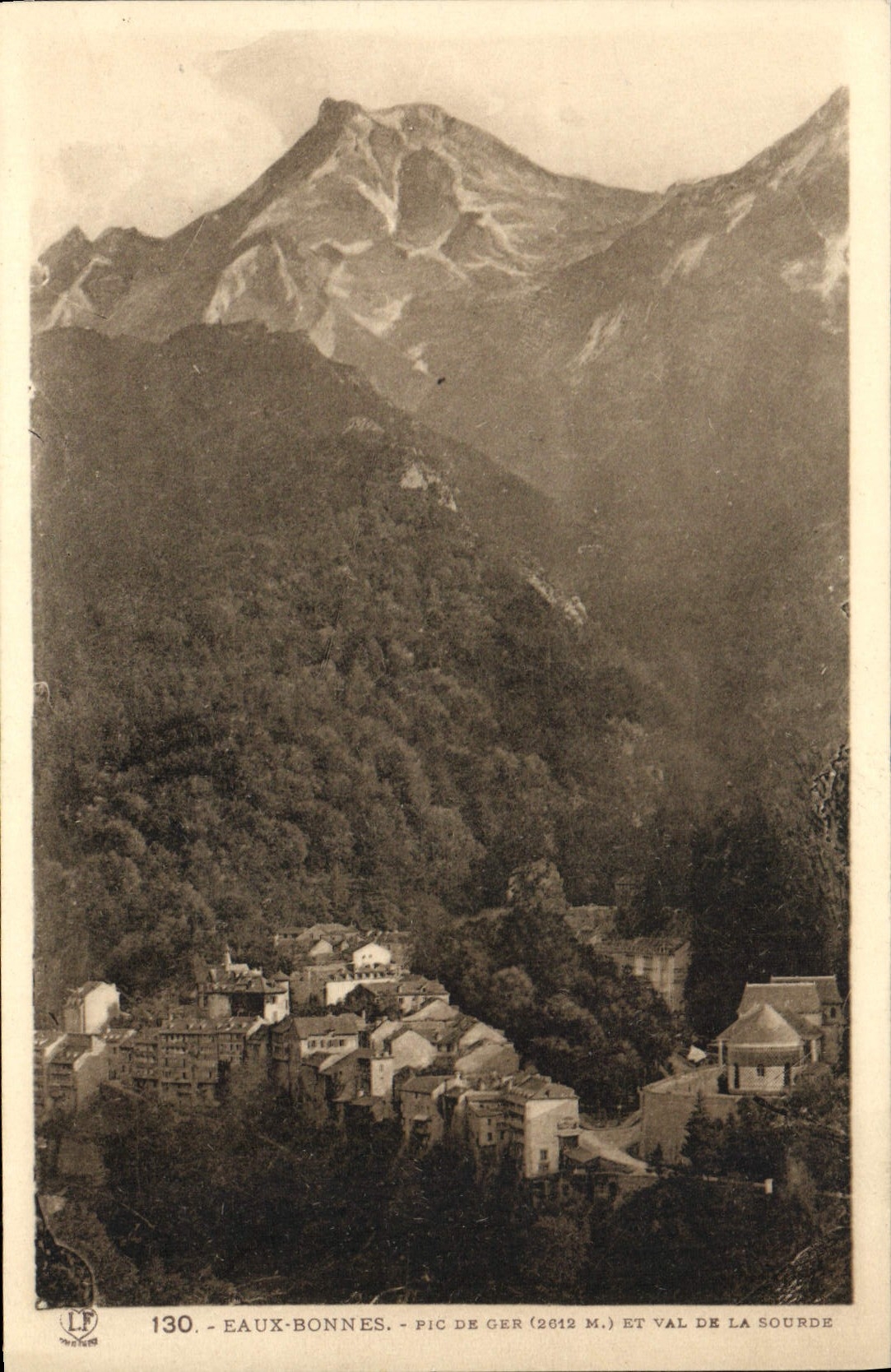 CPA Eaux Bonnes Pic de Ger et val de la Sourde