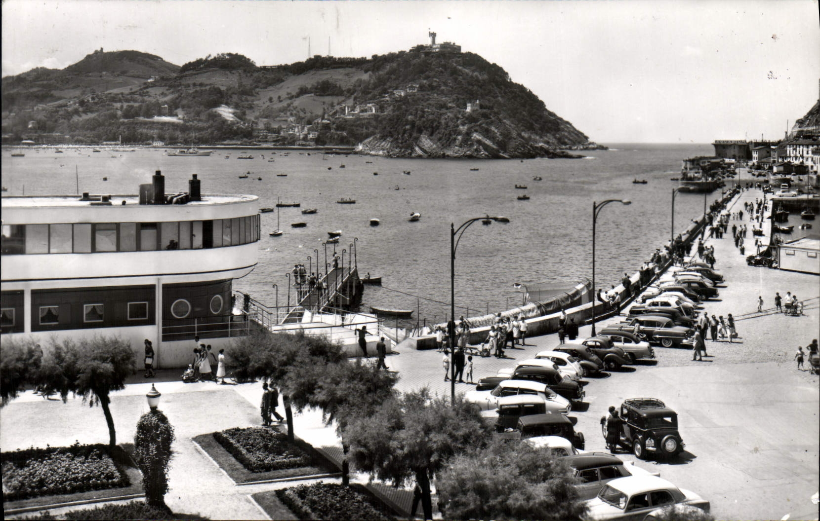 MODERN CARD San Sebastian Nautico Club there bahia