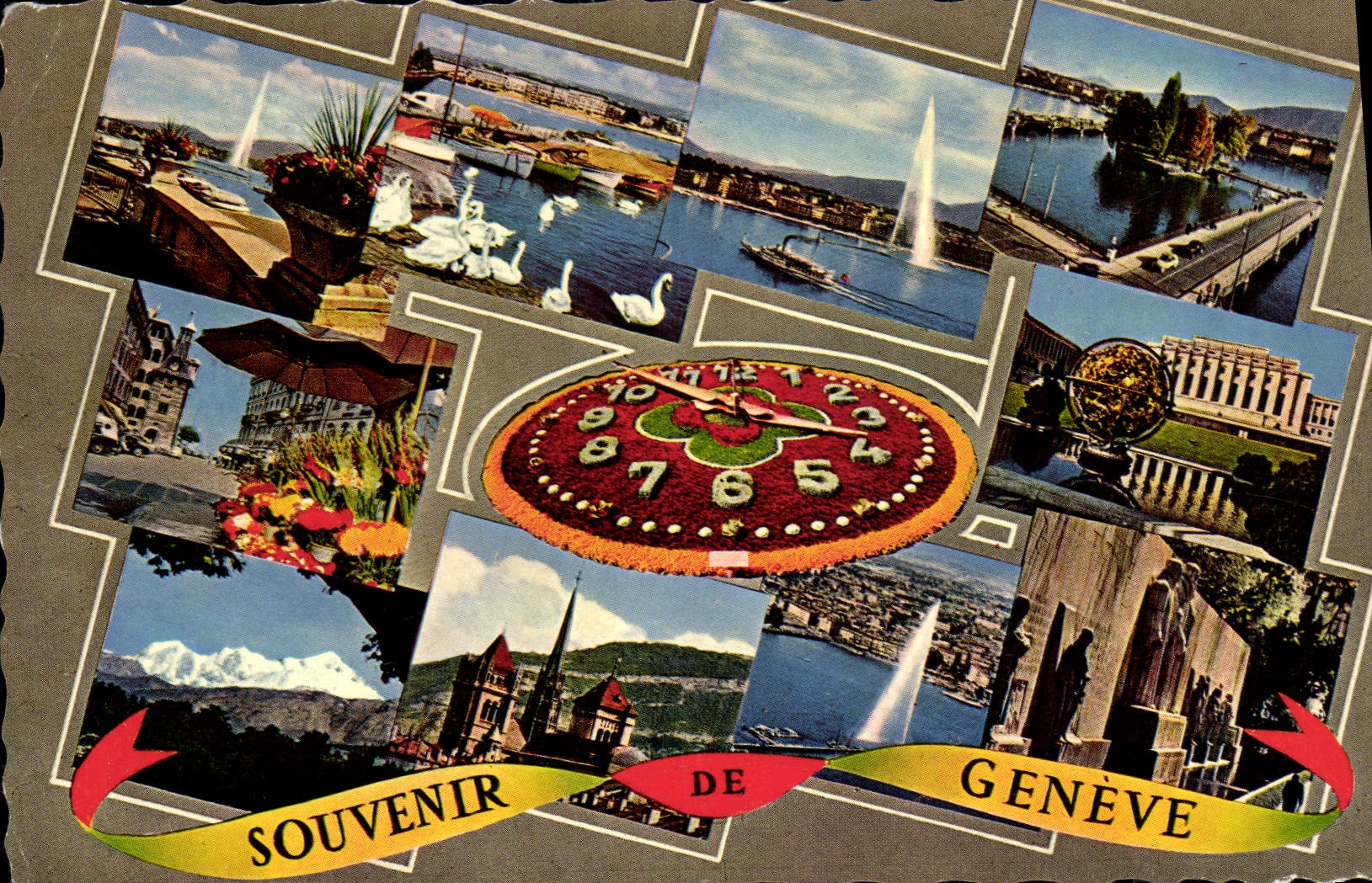 MODERN CARD To remember Geneva