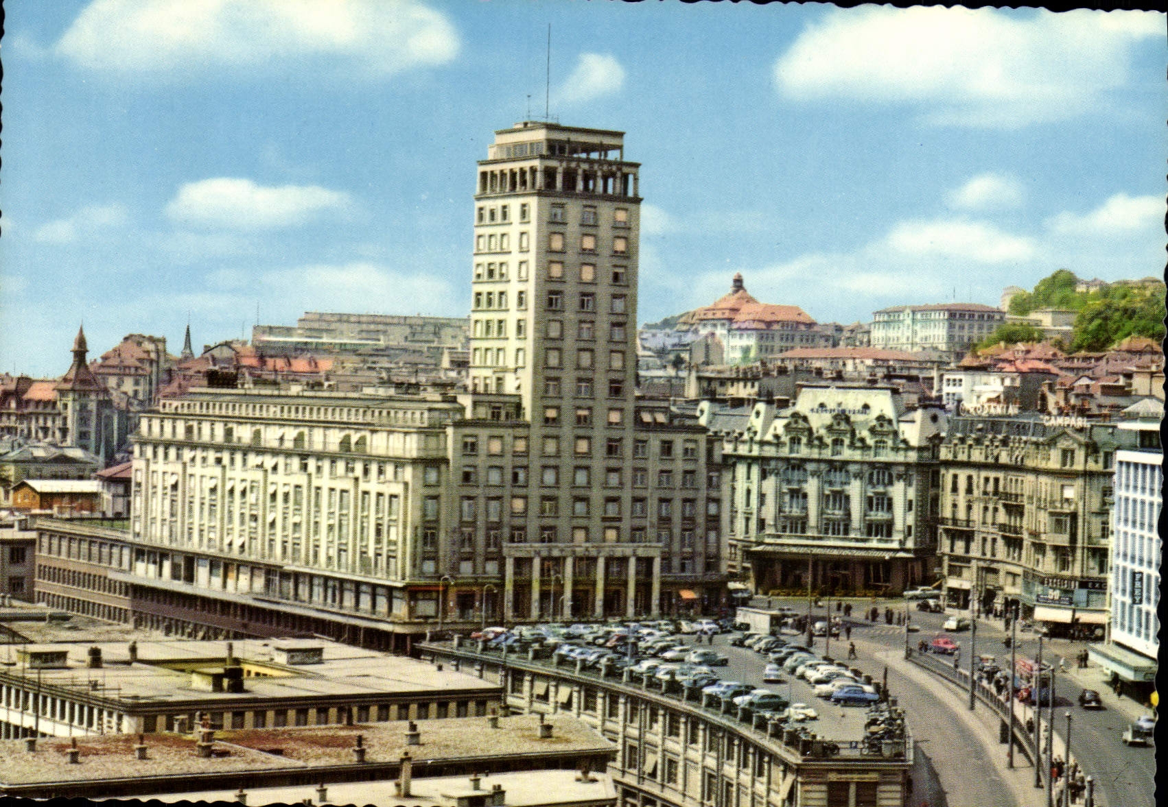 CPM Lausanne La tour Bel Air