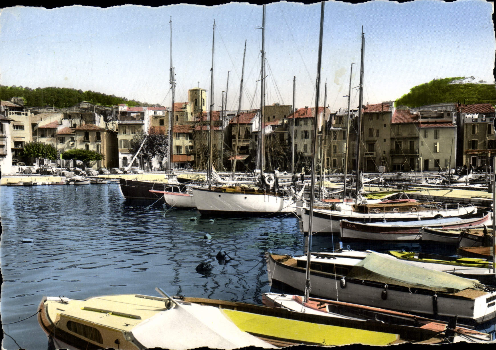 MODERN CARD Blackcurrant the port Boats