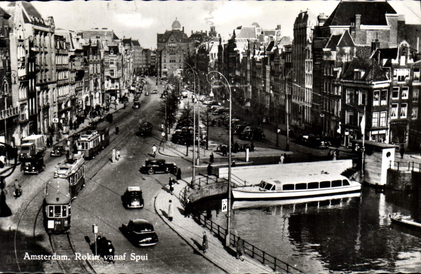 CPM Amsterdam Rokin vanaf Spui Tramway
