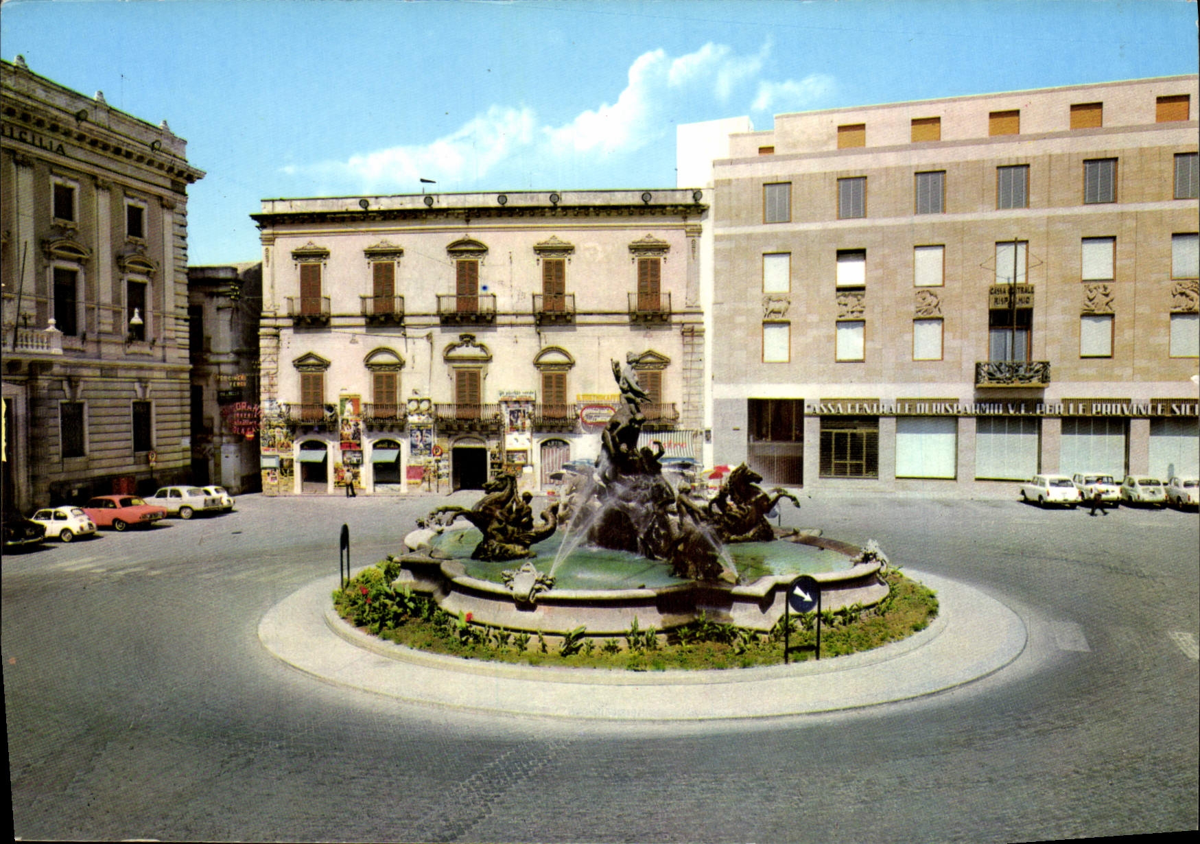 MODERN CARD Siracusa Piazza Archimeda Fonta Diana