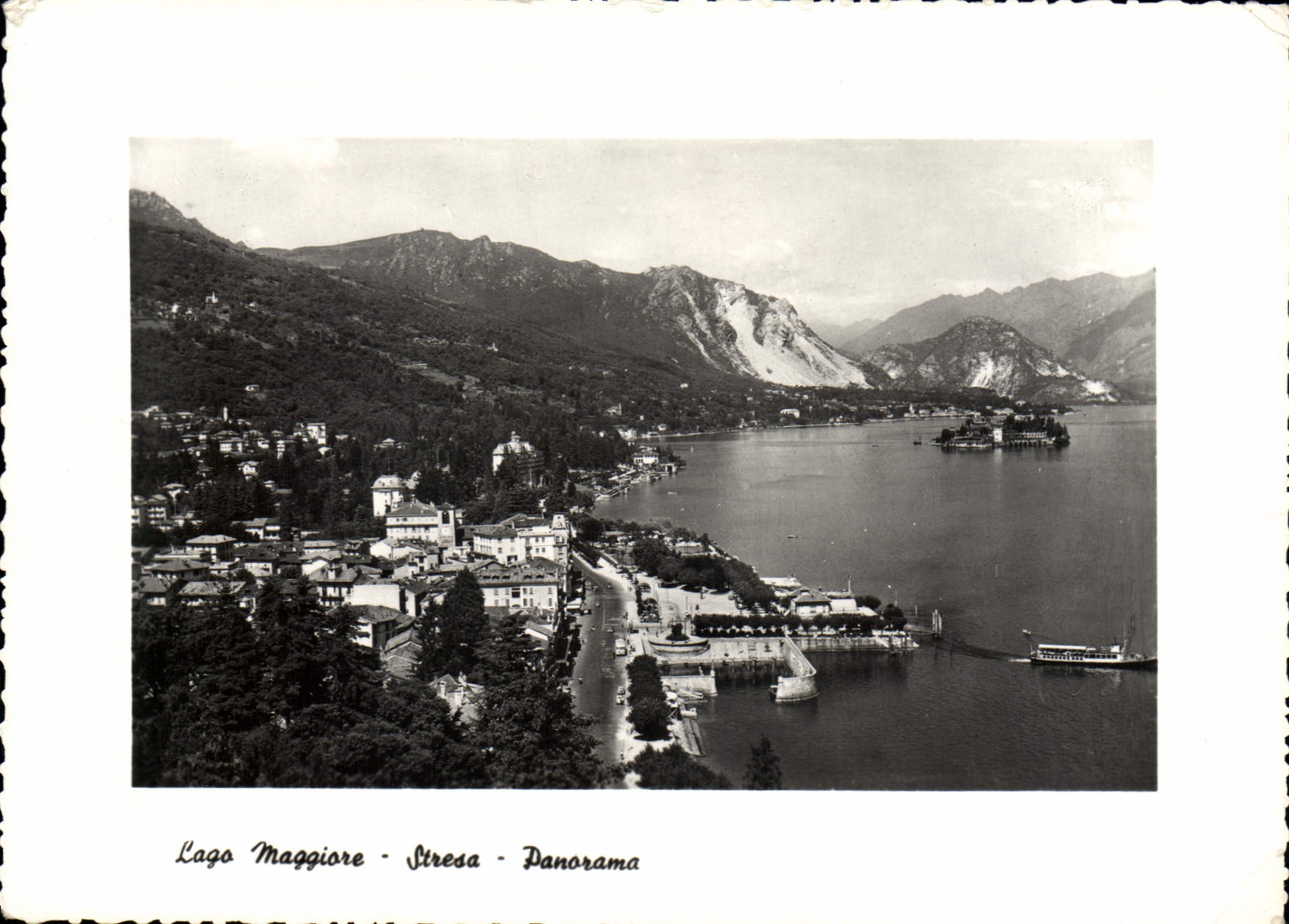 CPM Laga Maggiore Stresa Panorama