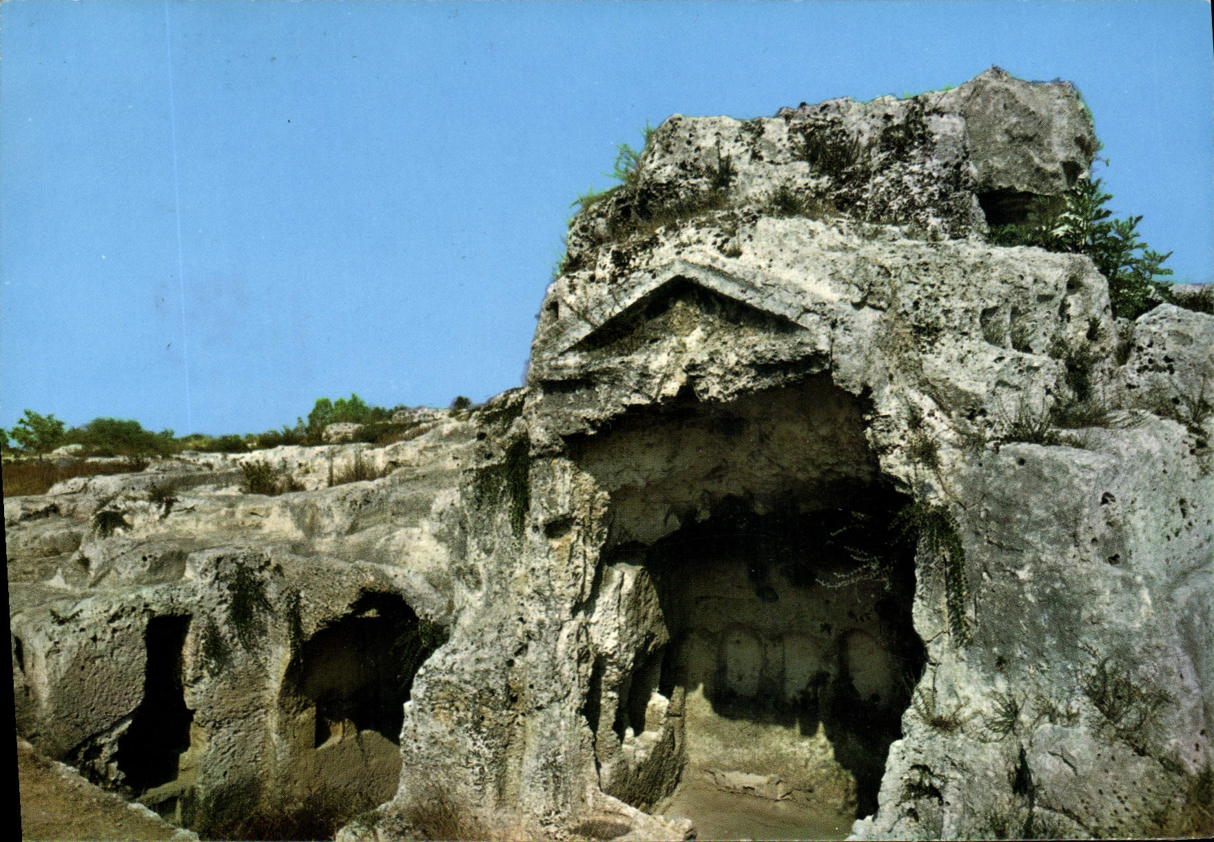 MODERN CARD Siracusa Zona archeologica Fell from Archimedes