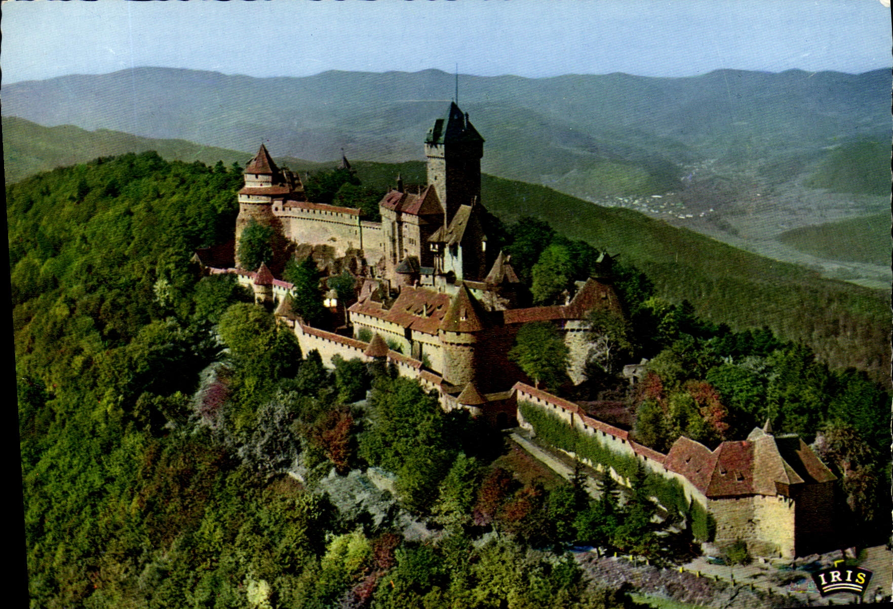 POSTAL MODERNA el castillo de alto Koenigsbourg