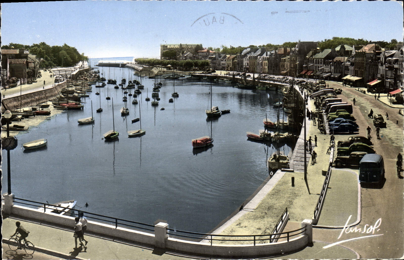 MODERN CARD the Dimension of Love the Port Of Baule And Pouliguen