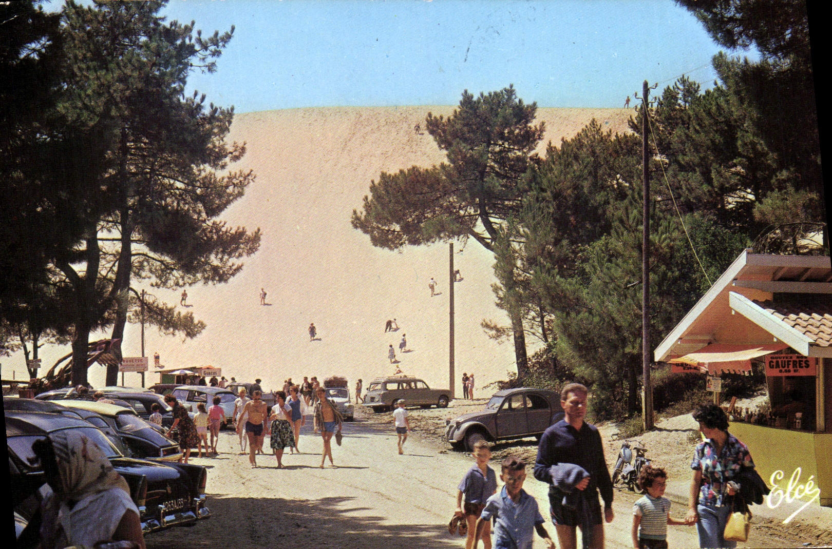 CPM Bassin d'Arcachon L'Arrivee A La Dune Du Pyla