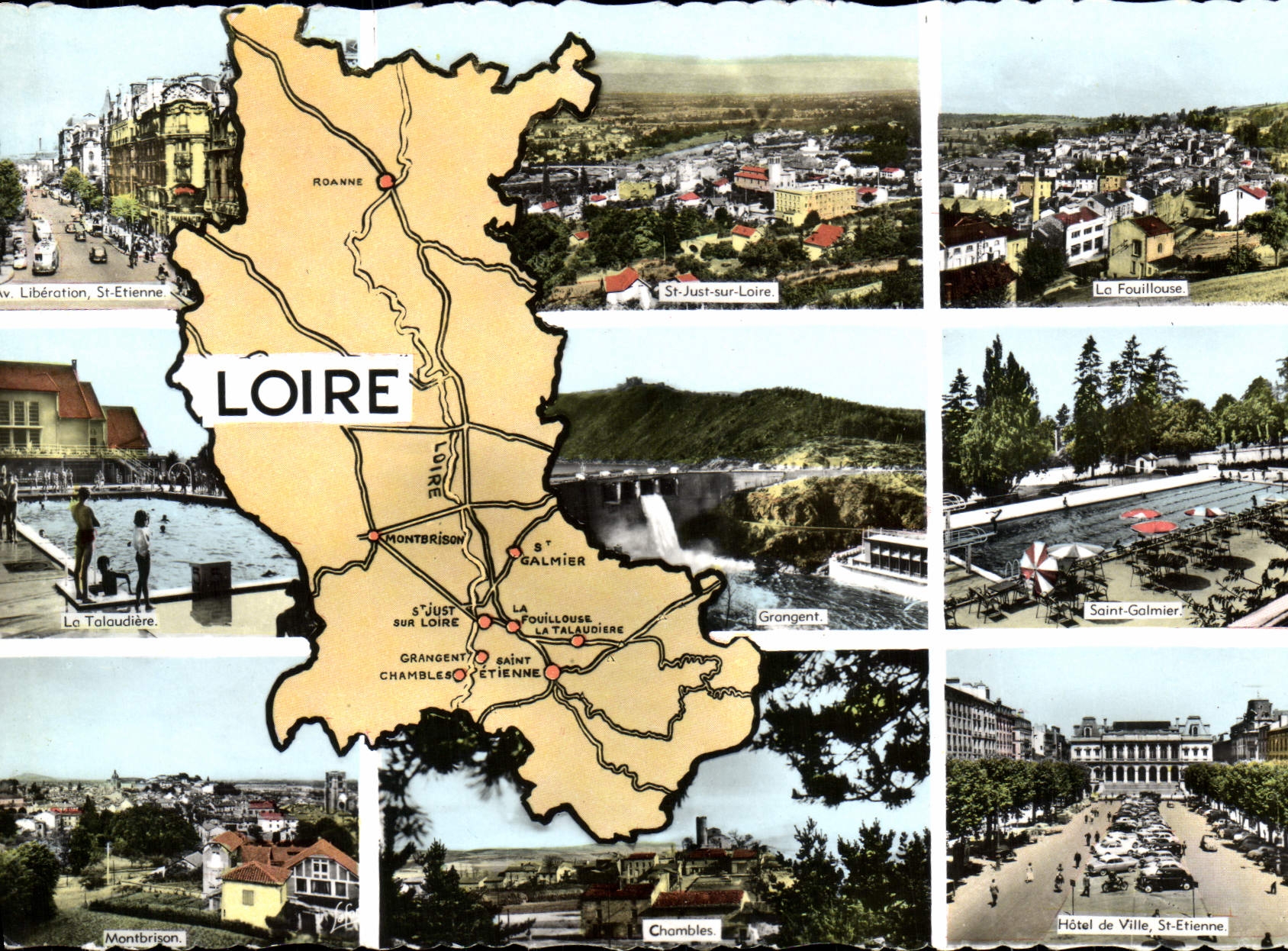 CPM Le Loire Environs De Saint Etienne