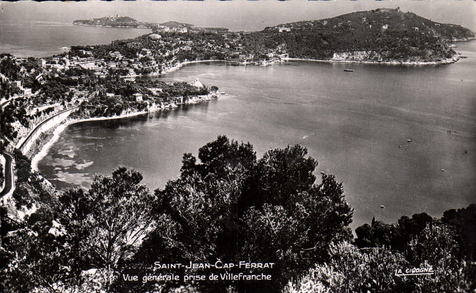 CPM Saint Jean Cap Ferrat Vue Generale Prise De Villefranche