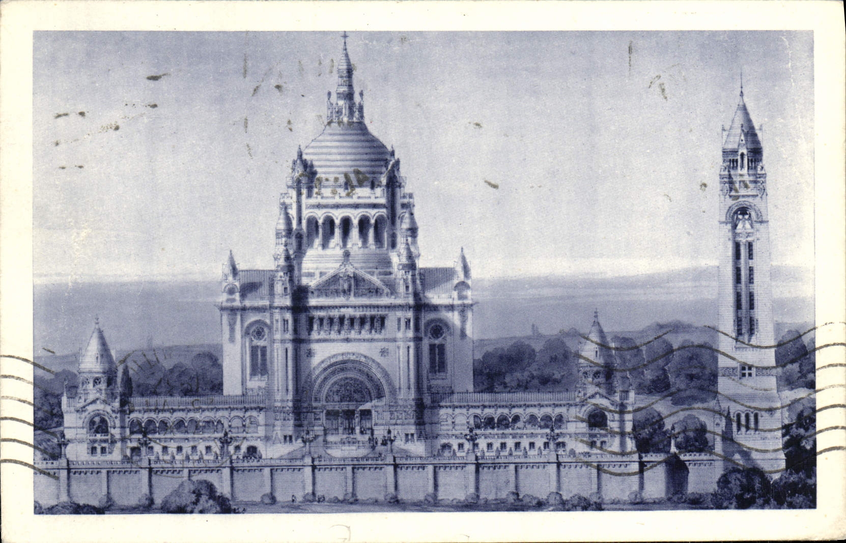 CPA La Basilique De Lisieux Vue Generale Du Projet