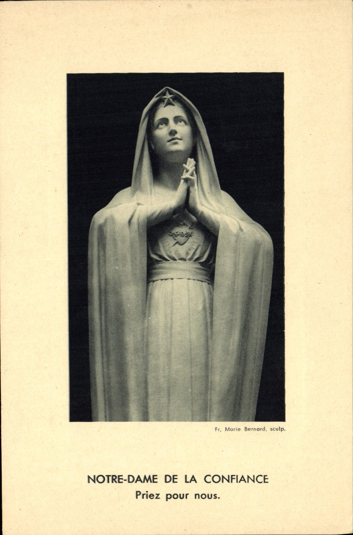 VINTAGE POSTCARD Notre Dame Of Confidence Request For Us