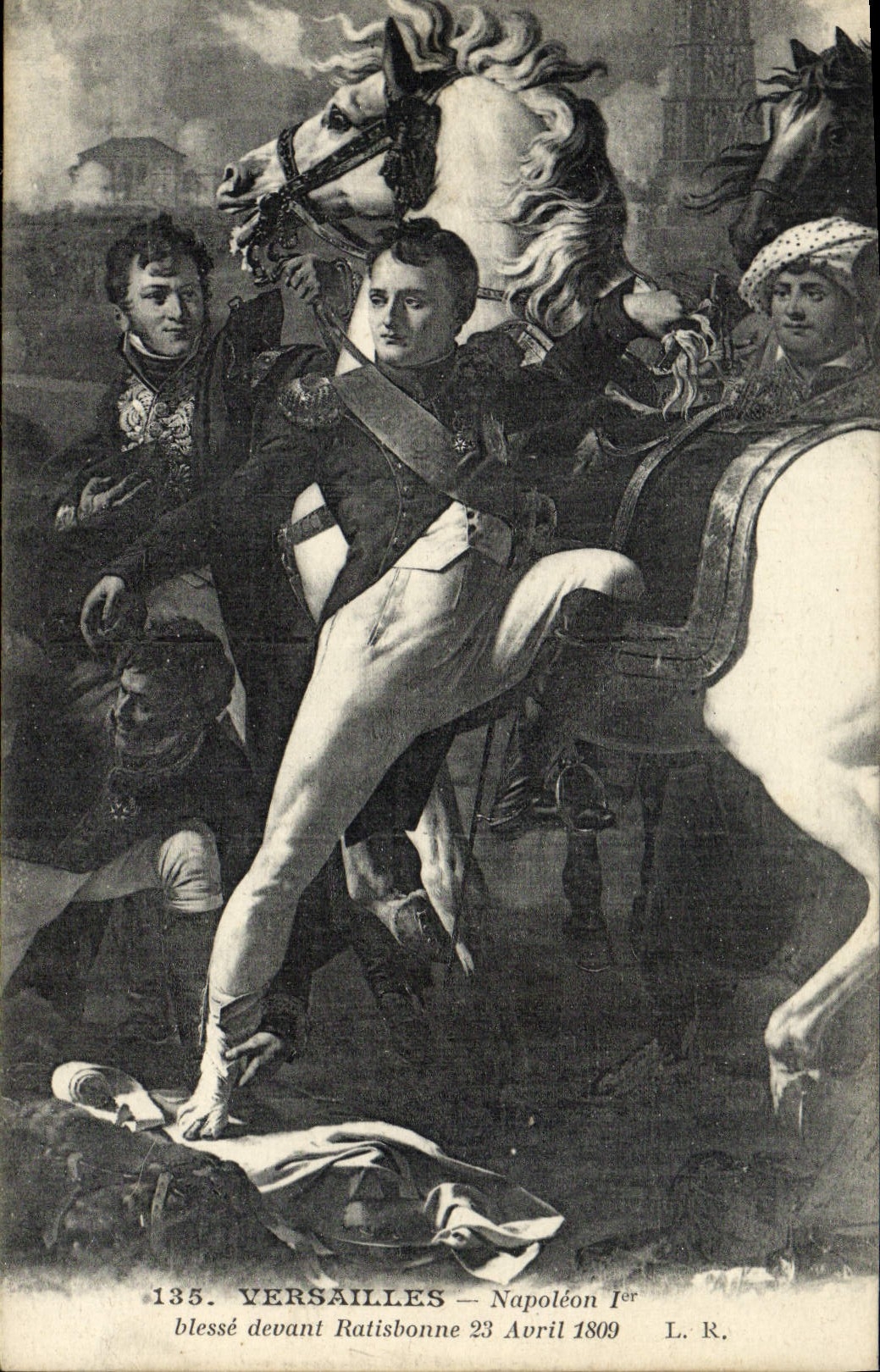 CPA Versailles Napoleon 1er Blesse Devant Ratisbonne Militaria