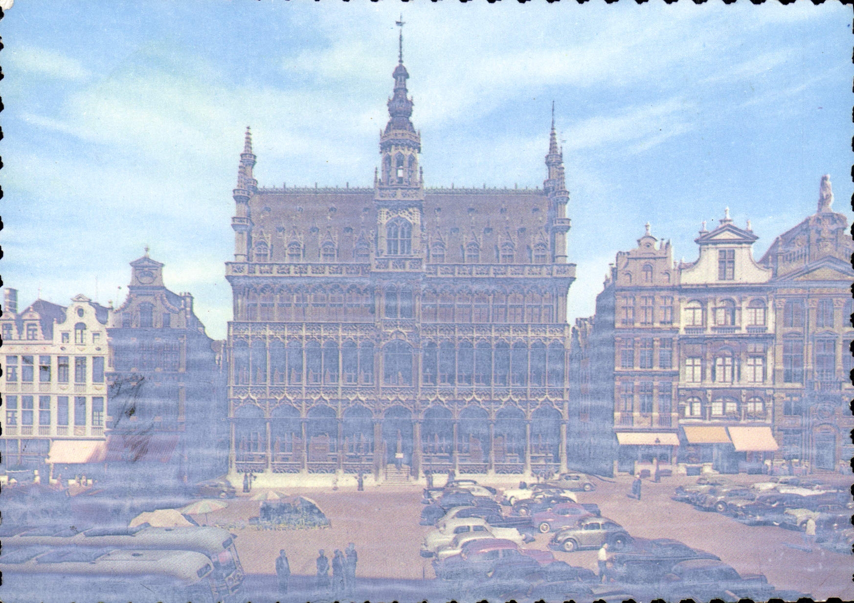 MODERN CARD Brussels Grand Places House Of the King