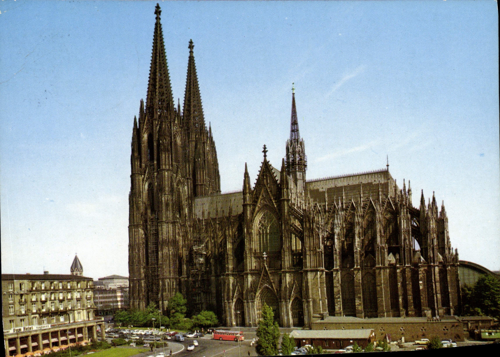 POSTAL MODERNA Dom de Koln Rhin