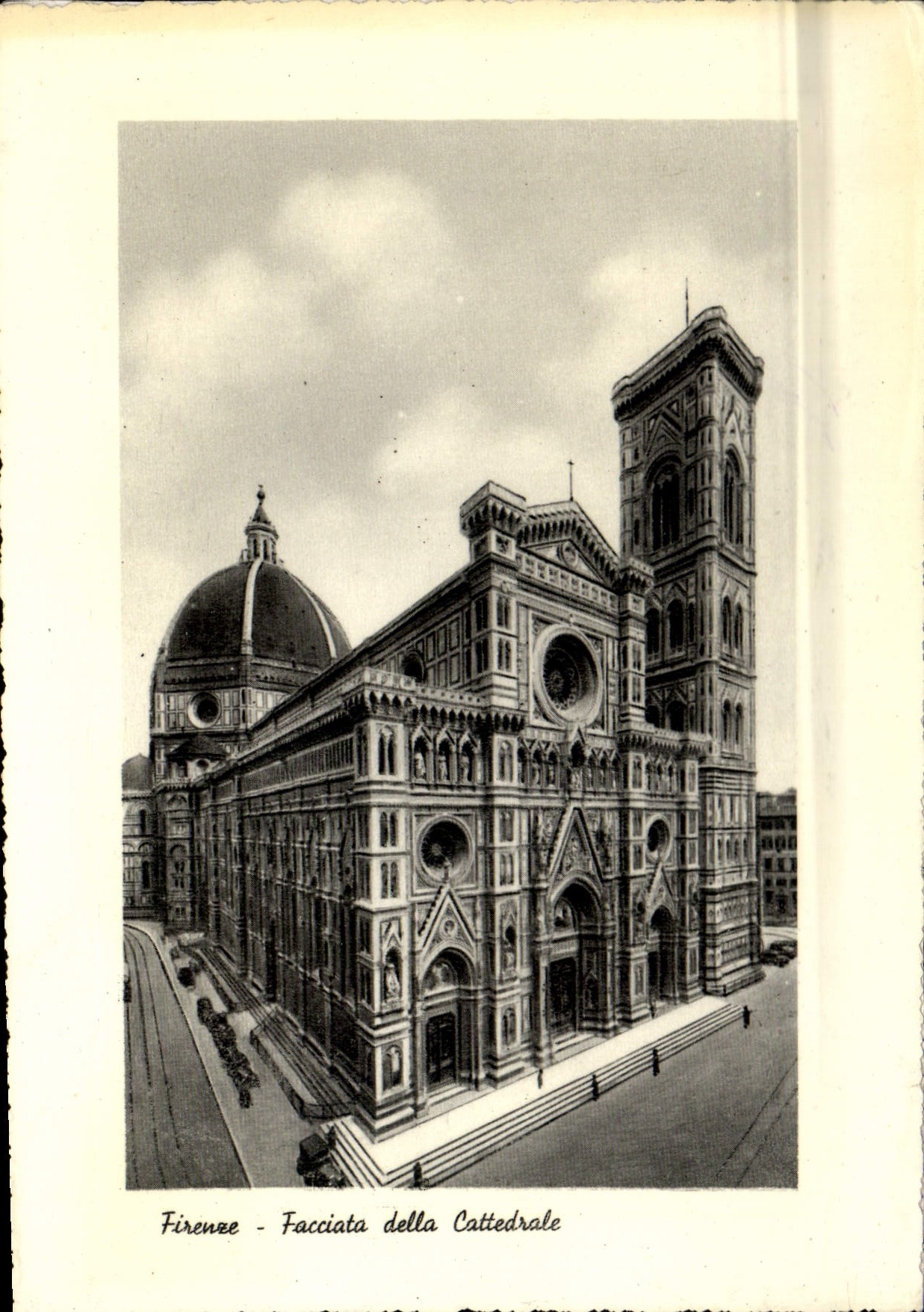 POSTAL MODERNA Firenze Facciata Della Cattedrale
