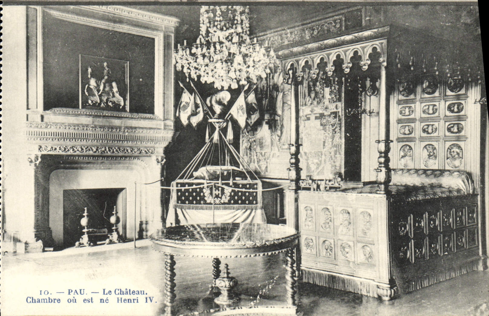 CPA Pau Le Chateau Chambre Ou Est Ne Henri IV