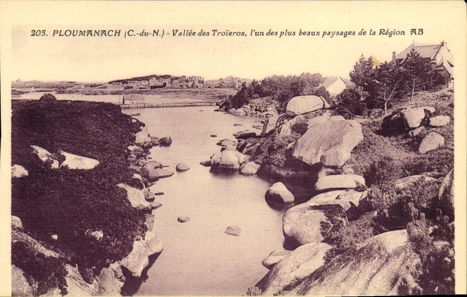 CPA Ploumanach Vallee Des Troieros 