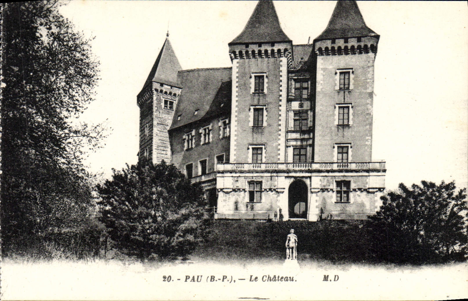 CPA Pau Le Chateau