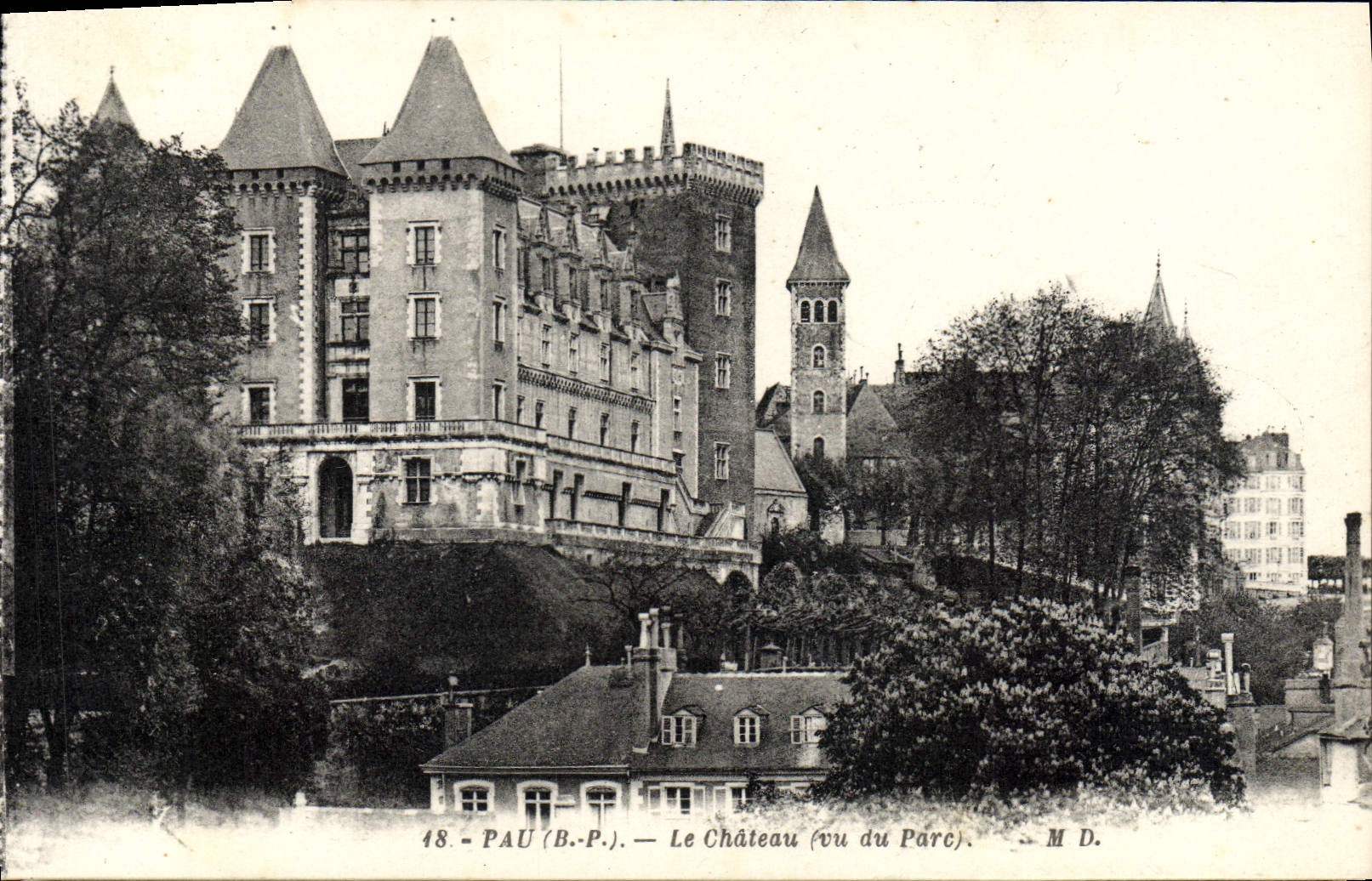CPA Pau Le Chateau