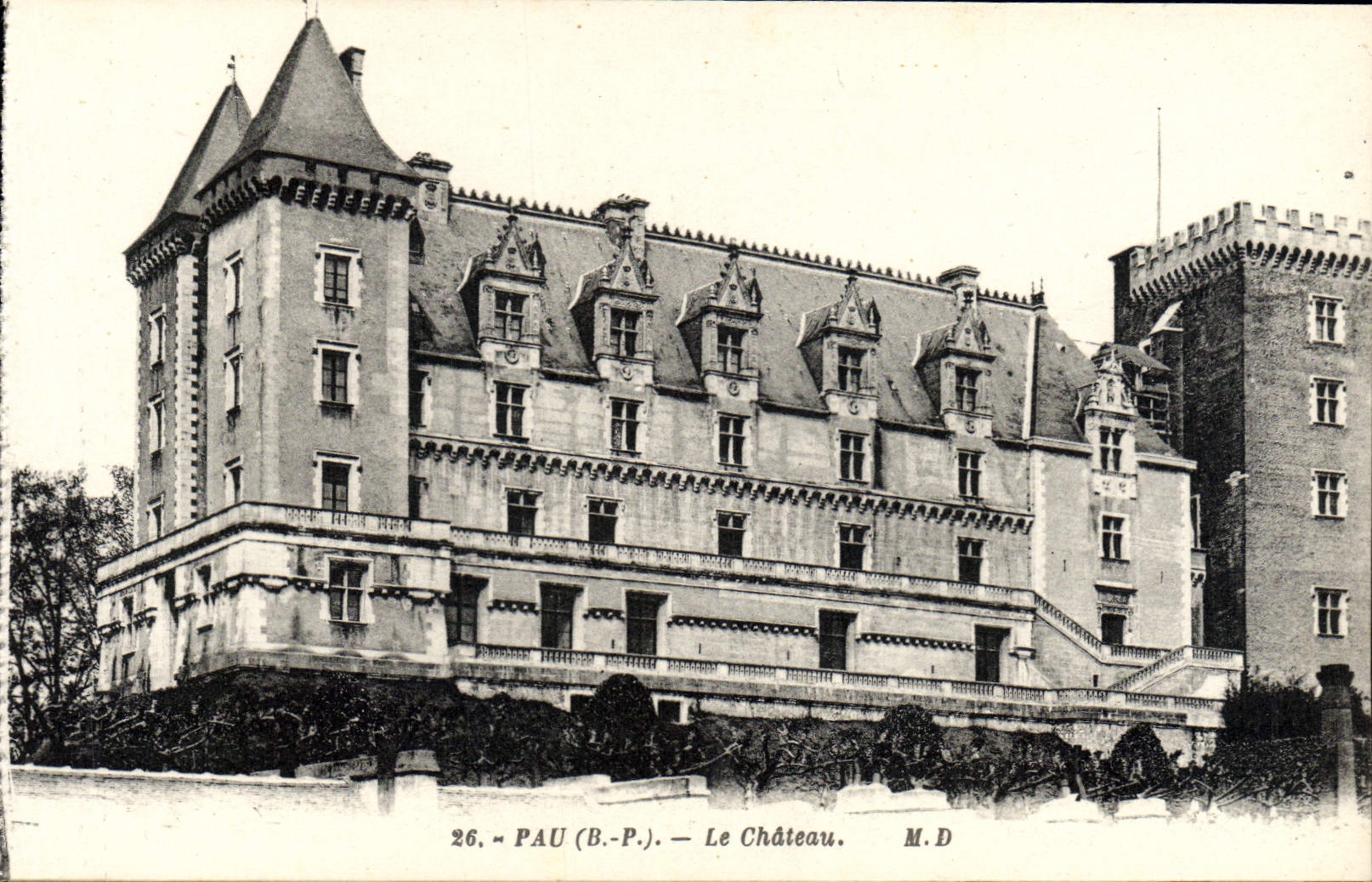 CPA Pau Le Chateau
