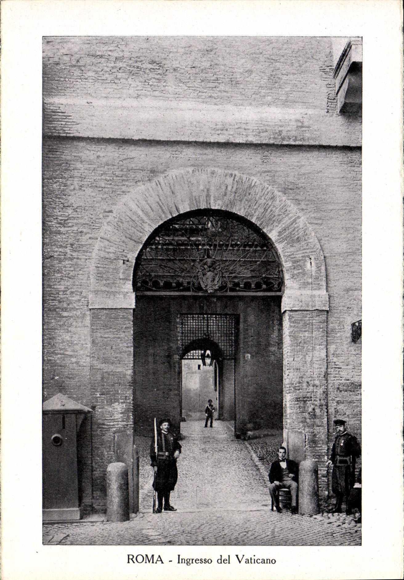 POSTAL Roma Ingresso Del Vaticano de la VENDIMIA