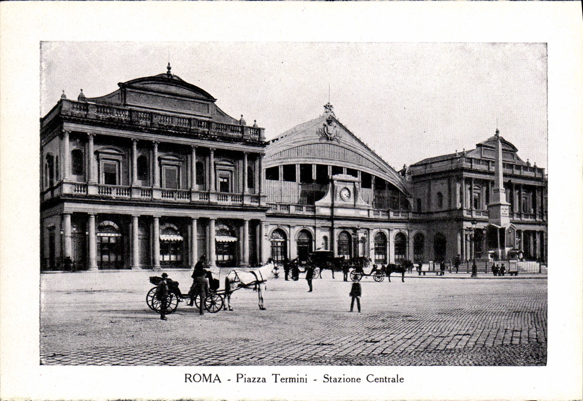 Central eléctrica de Stazione de los términos de la plaza de Roma de la POSTAL de la VENDIMIA