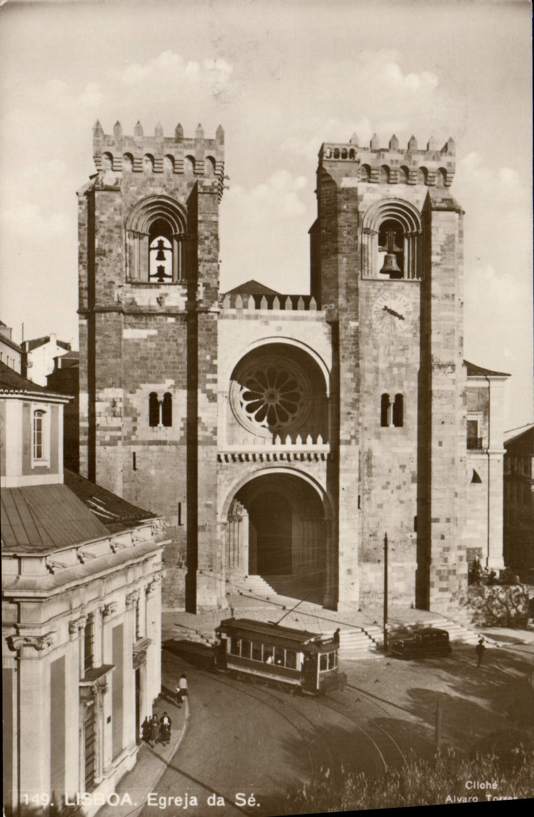 VINTAGE POSTCARD Lisboa Egreja da