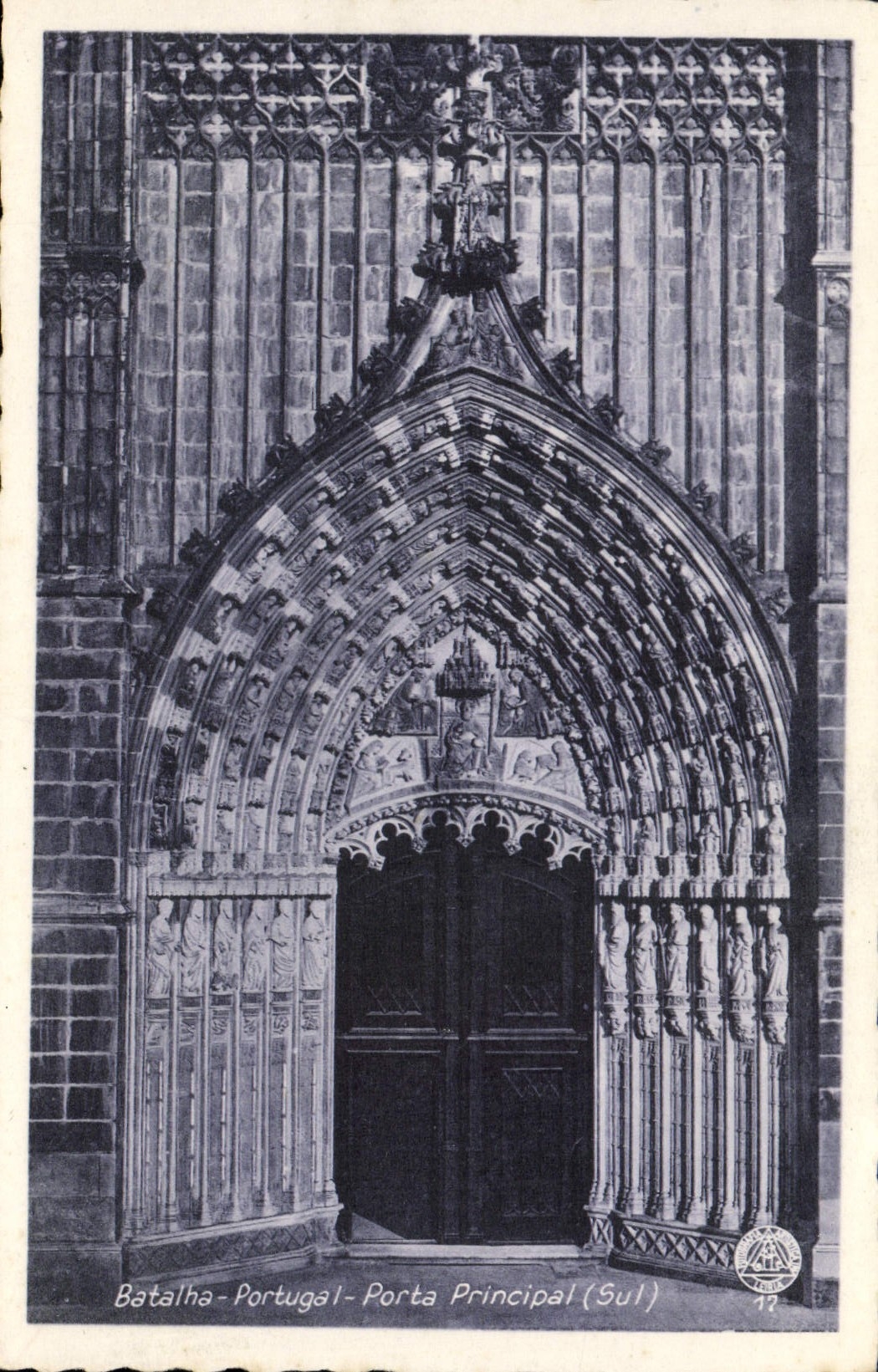 CPA Batalha Portugal Porta Principal