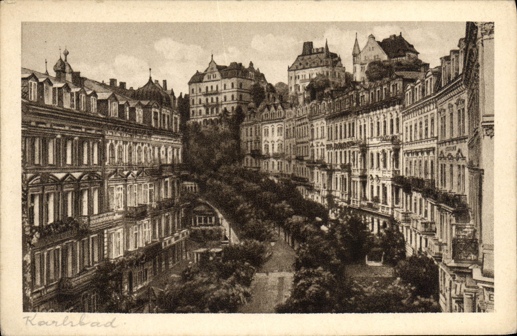 POSTAL Karlslad de la VENDIMIA