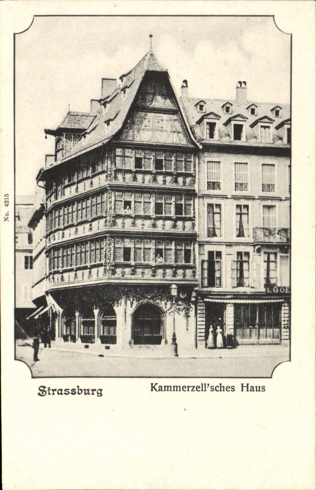 POSTAL Strassburg Kammerzell Sches Haus de la VENDIMIA