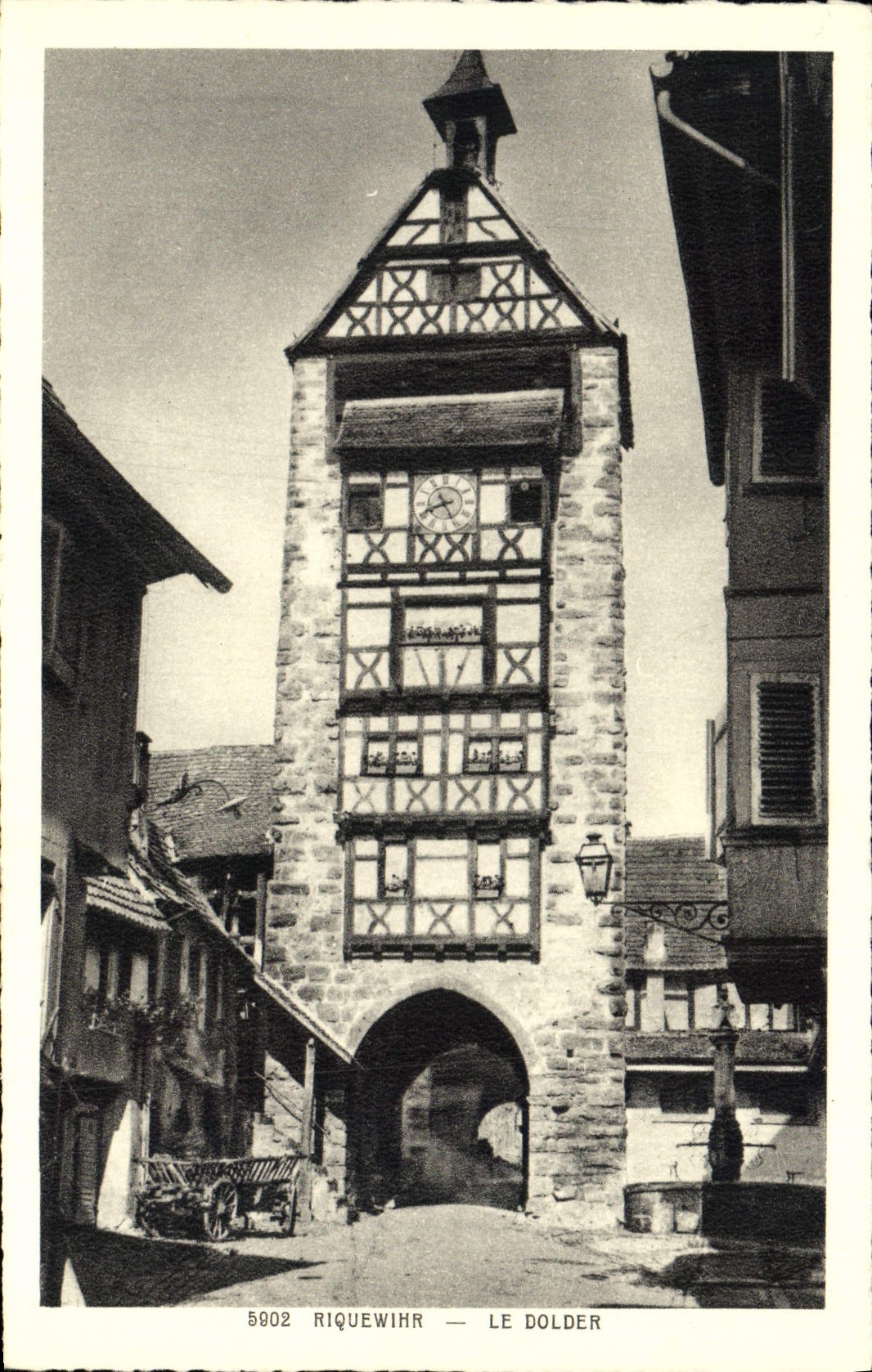VINTAGE POSTCARD Riquewihr Dolder