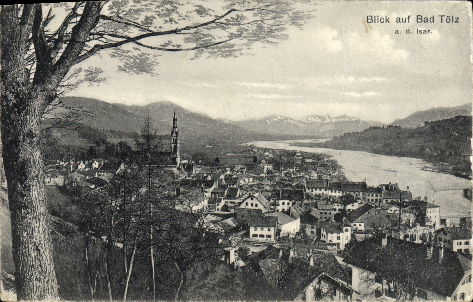 CPA Blick Auf Bad Tolz