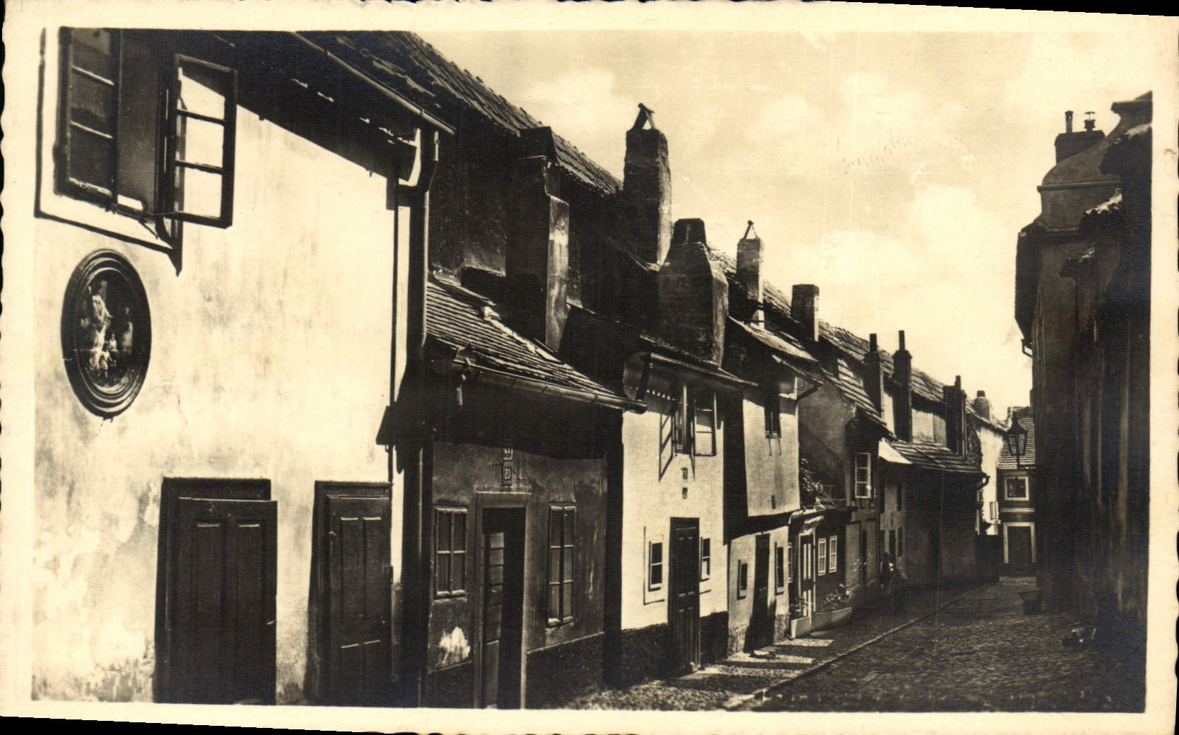 POSTAL Prag Goldenes Gasschen de la VENDIMIA