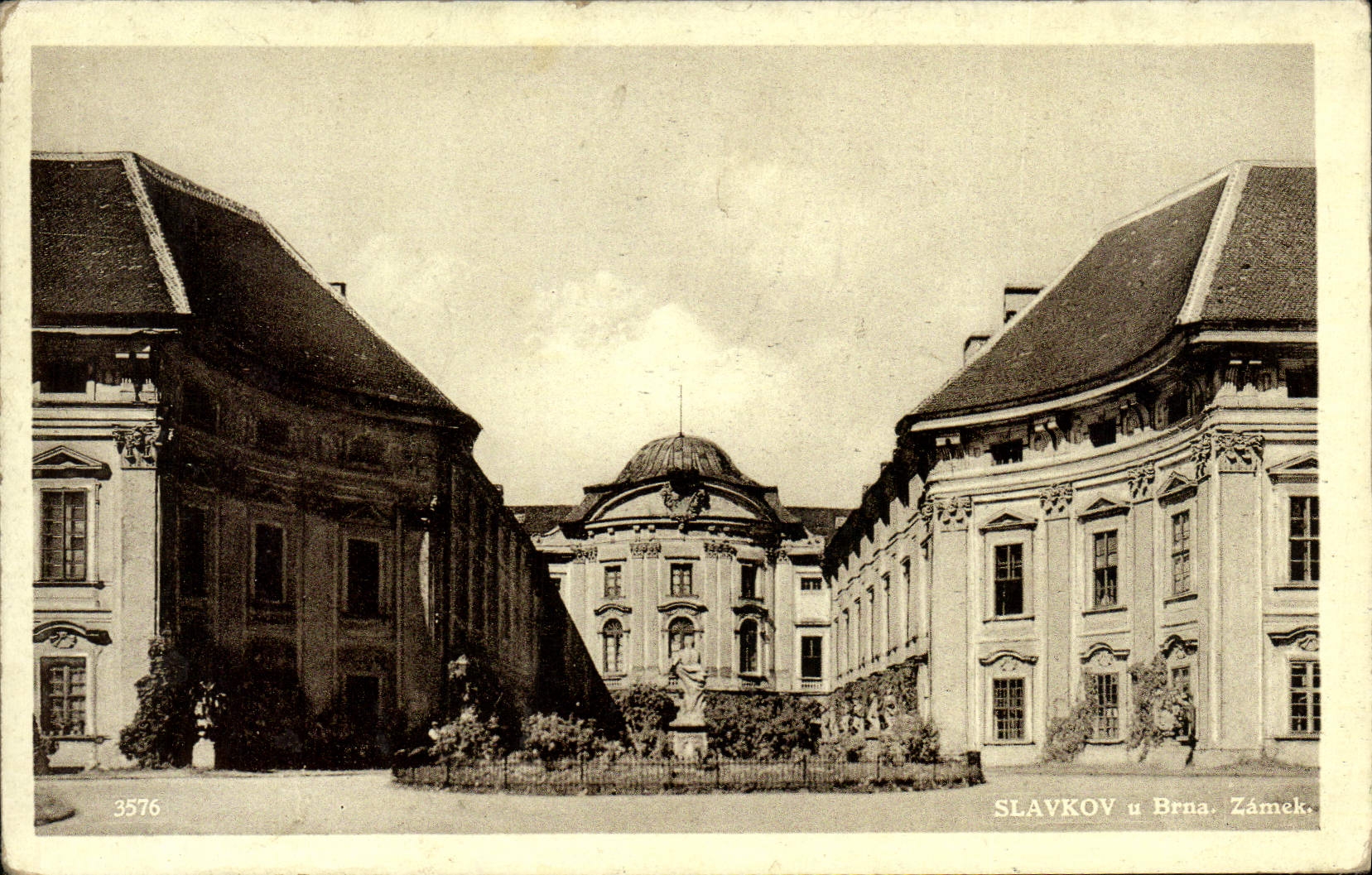 POSTAL Slavkov U Brna Zamek de la VENDIMIA