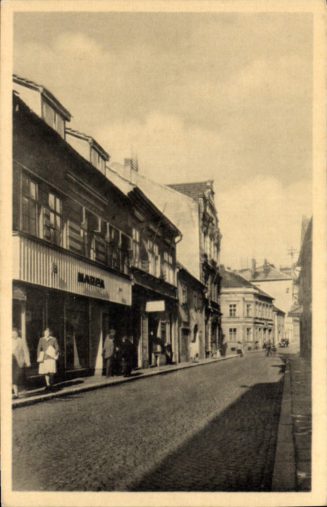 El Dr. E Benese de Stribro Ulice de la POSTAL de la VENDIMIA