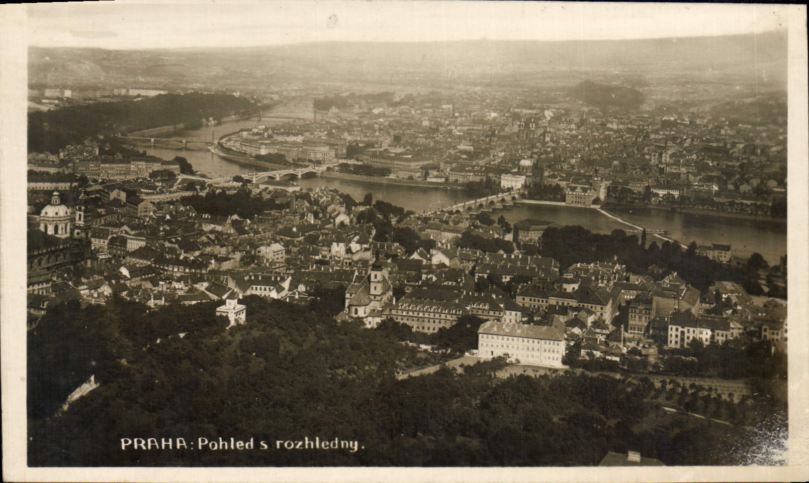 CPA Praha Pohled S Rozhledny