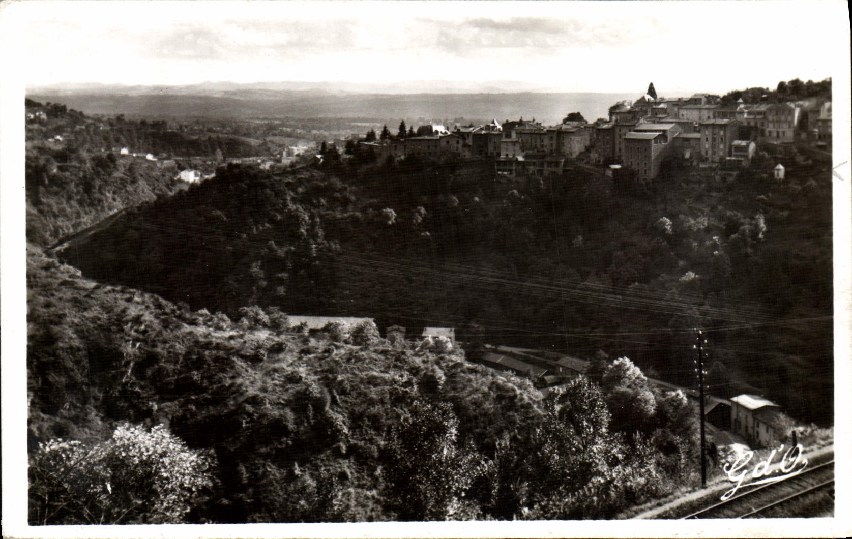 MODERN CARD Auvergne Thiers Falls Of Durolle