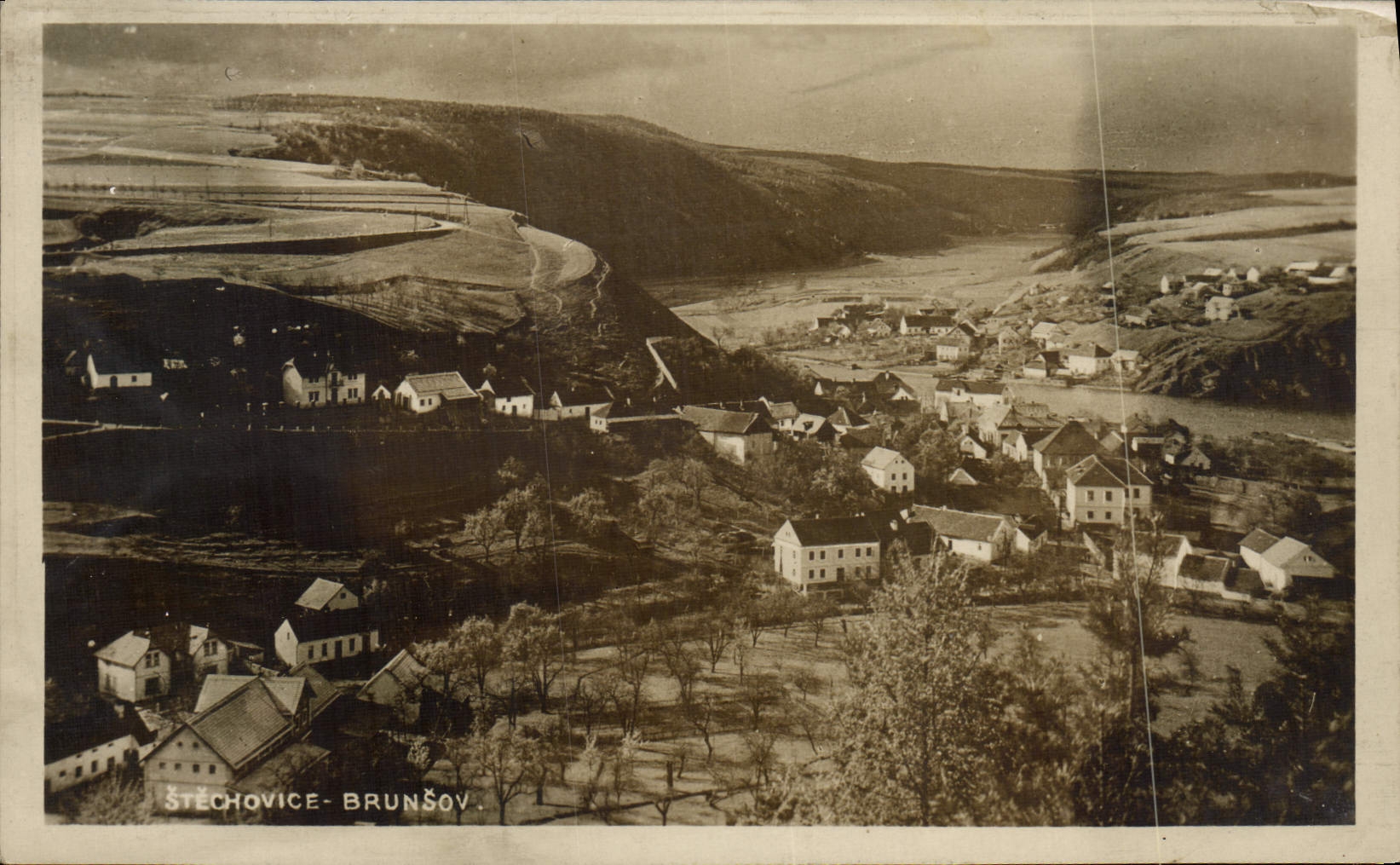 POSTAL Stechovice Brunsov de la VENDIMIA