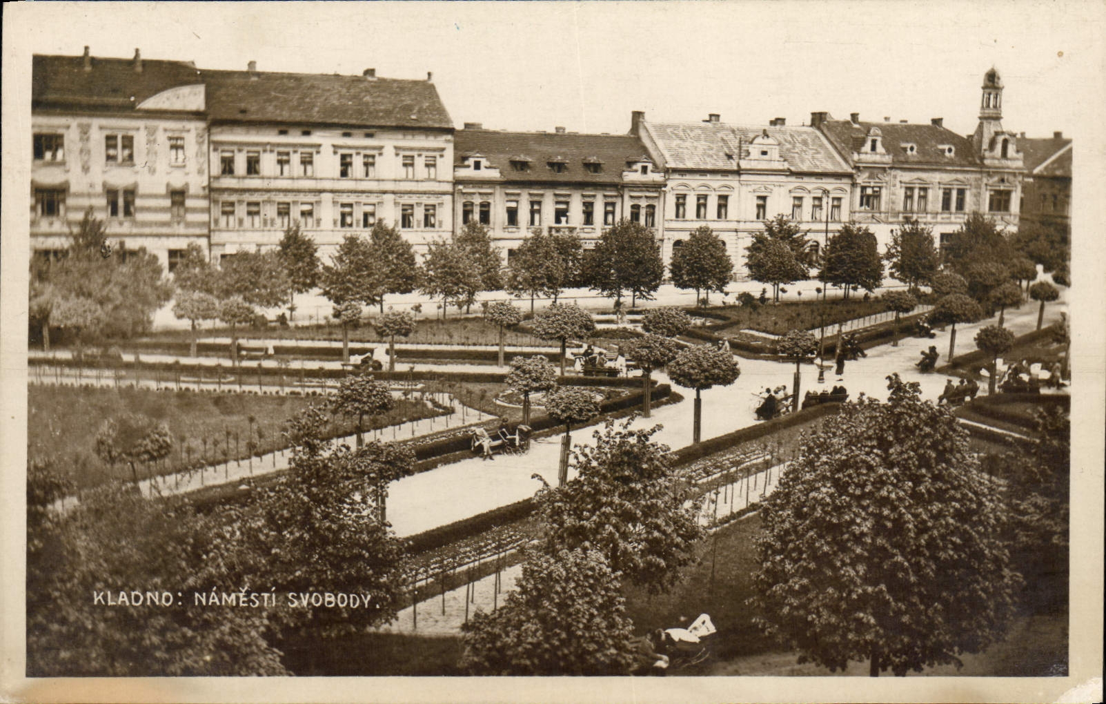 POSTAL Kladnd Namesti Svobody de la VENDIMIA