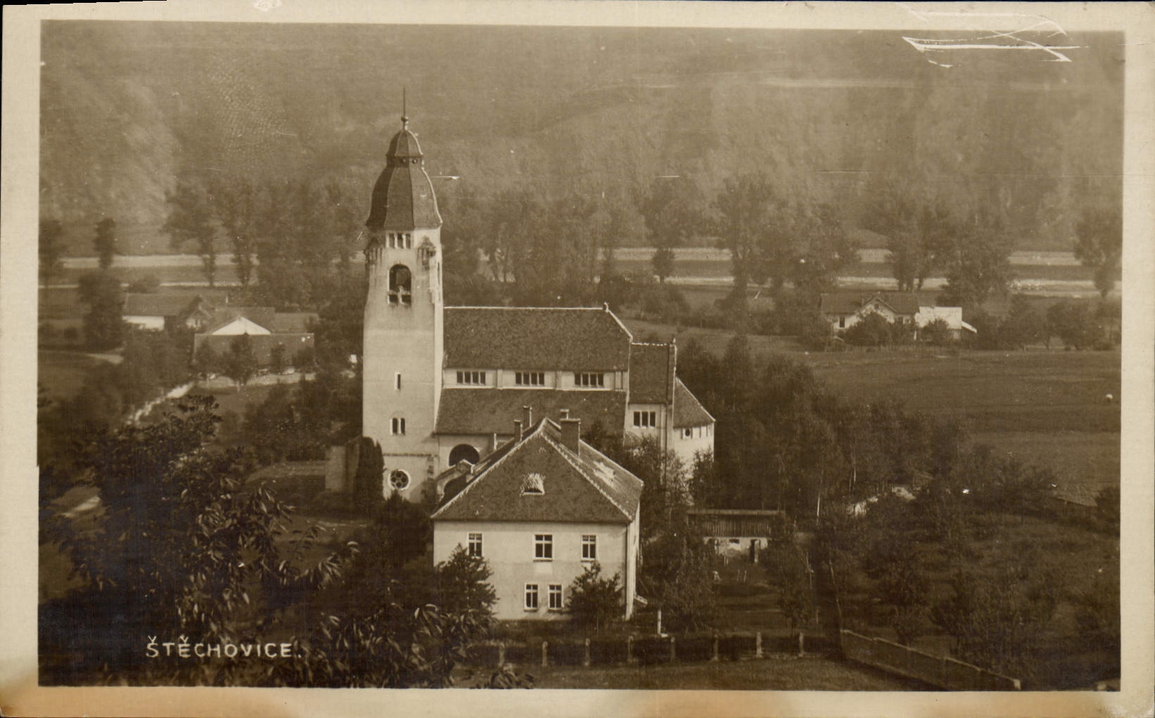 POSTAL Stechovice de la VENDIMIA