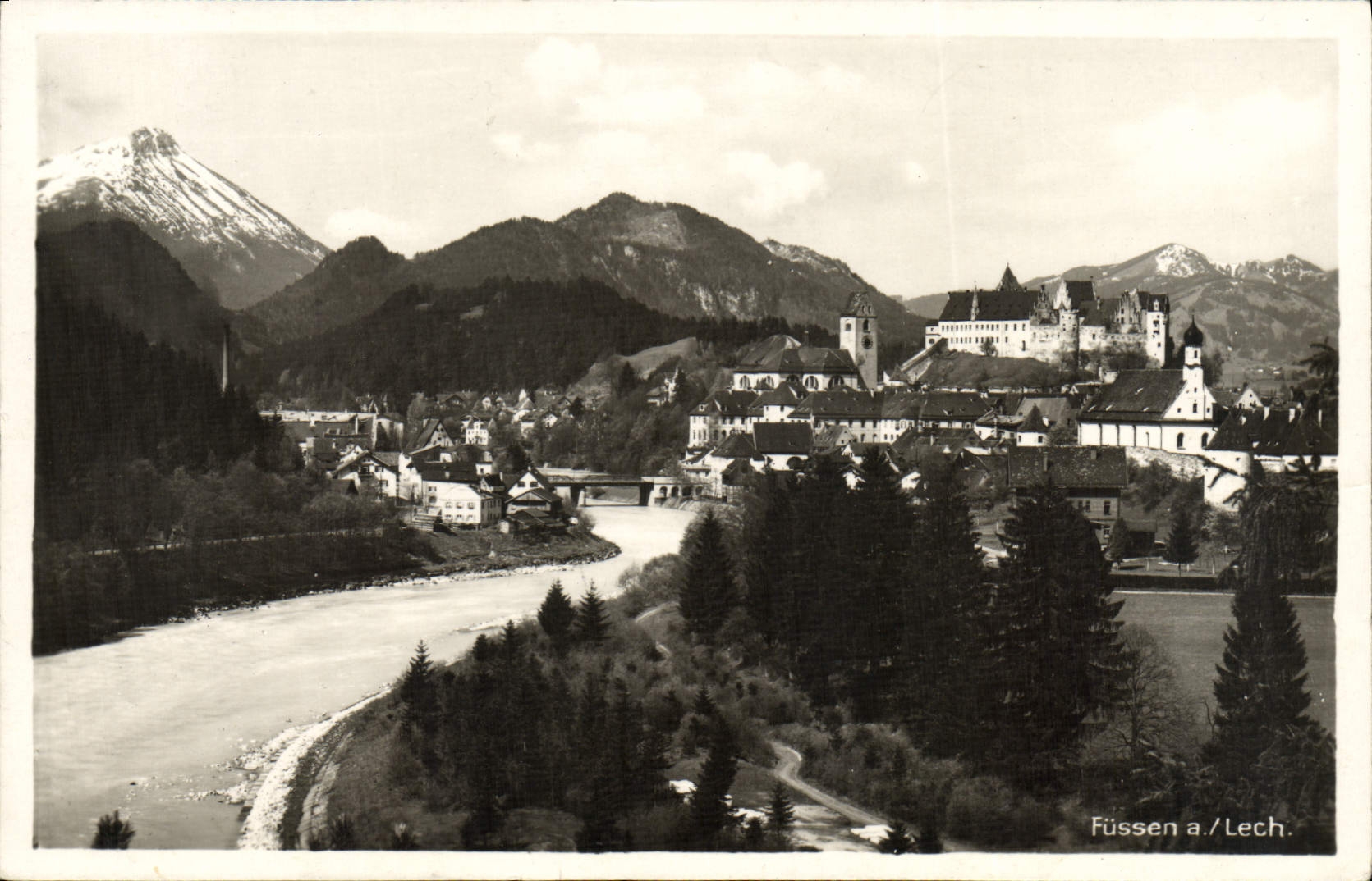 POSTAL MODERNA Fussen tiene Lech