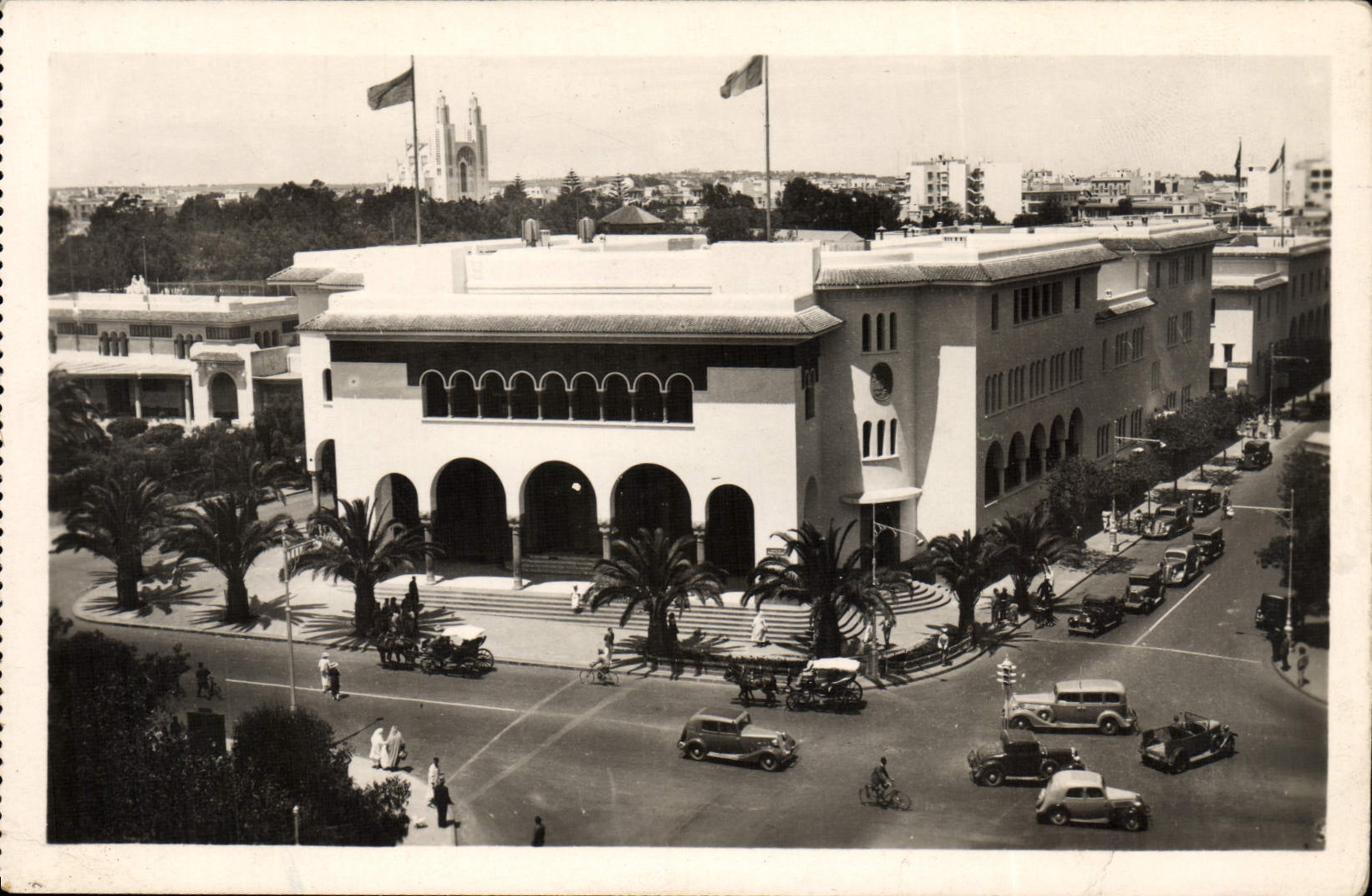 MODERN CARD Casablanca La Poste and Postal Parcels