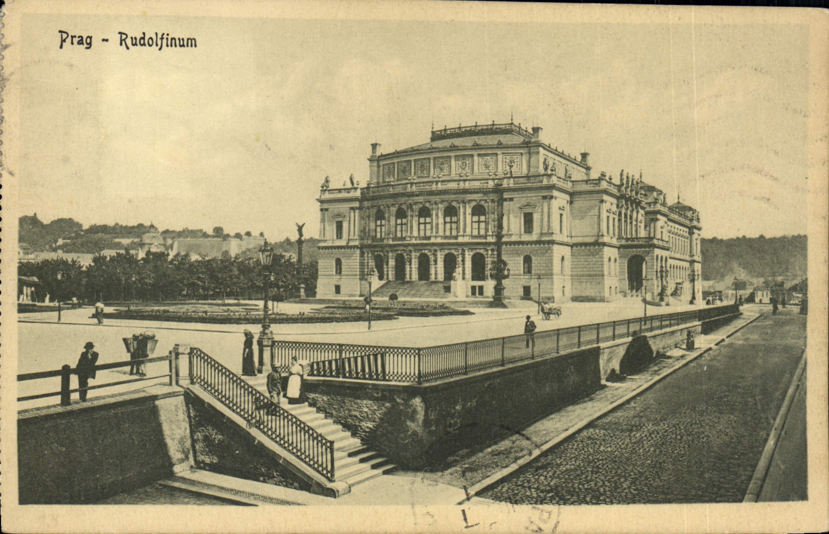 POSTAL Prag Rudolfinum de la VENDIMIA
