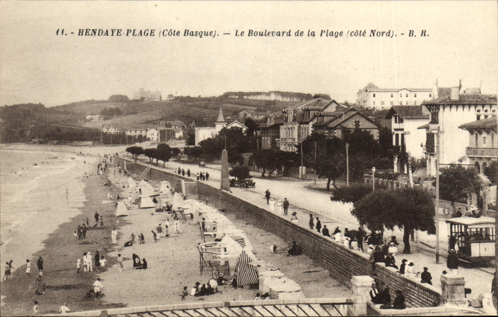 CPA Hendaye Plage Le Boulevard de la Plage