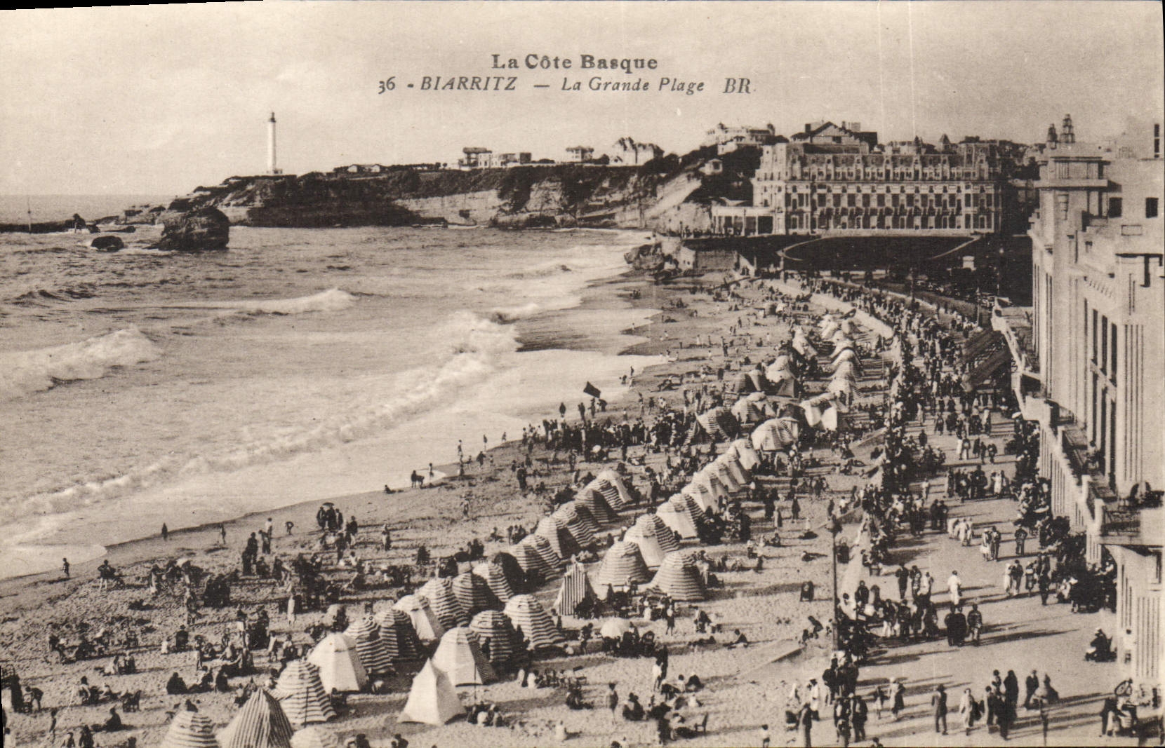 CPA Biarritz La Grande Plage